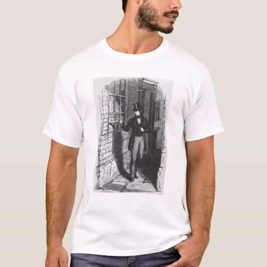彼の最初文学を置くDickens Tシャツ (正面)