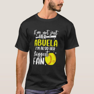 彼の最大のファンソフトボールAbuelaソフトボール遊 Tシャツ