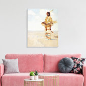 彼の最後のレースは消えゆくアメリカ人 キャンバスプリント (インサイチュ (リビング))