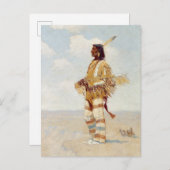 彼の最後のレースは消えゆくアメリカ人 ポストカード (正面/裏面)