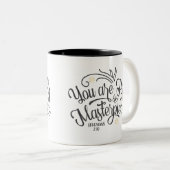 彼の最高傑作の聖書の詩です ツートーンマグカップ (正面右)