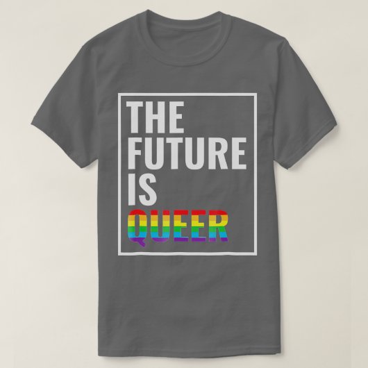 彼の未来は同性愛者ゲイプライドLGBギフト Tシャツ (デザイン正面)