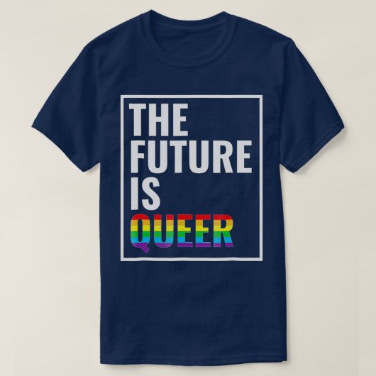 彼の未来は同性愛者ゲイプライドLGBギフト Tシャツ (デザイン正面)