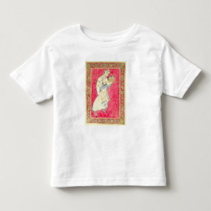 彼の本を示している修道士Ruodprehet トドラーTシャツ