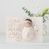 彼の来フルブリードのクリスマスの写真を崇拝しよう 招待状 (スタンド正面)