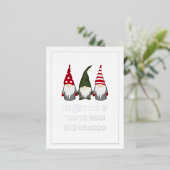 彼の格言もしは、あなたが悪いか良いフォイルだった 箔シーズンポストカード (立ち正面)