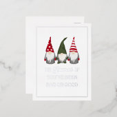 彼の格言もしは、あなたが悪いか良いフォイルだった 箔シーズンポストカード (正面/裏面)