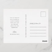 彼の格言もしは、あなたが悪いか良いフォイルだった 箔シーズンポストカード (裏面)