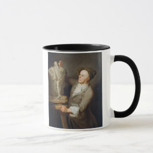 彼の模倣しているルイFrancois Roubiliac (1695-1762年) マグカップ