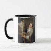 彼の模倣しているルイFrancois Roubiliac (1695-1762年) マグカップ (左)