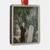 彼の母の墓を訪問しているジョン・ウェスレーRev. メタルオーナメント (右)