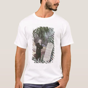 彼の母の墓を訪問しているジョン・ウェスレーRev. Tシャツ