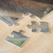 彼の母を持つベビー猿 ジグソーパズル (側面)