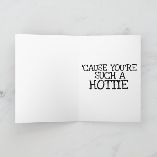 彼の気のあるそぶりをした汚いカード カード (内部)