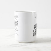 彼の洗つるい流し出すトロンボーン コーヒーマグカップ (中央)
