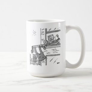 彼の洗つるい流し出すトロンボーン コーヒーマグカップ