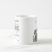 彼の洗つるい流し出すトロンボーン コーヒーマグカップ (中央)