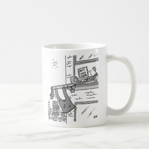 彼の洗つるい流し出すトロンボーン コーヒーマグカップ