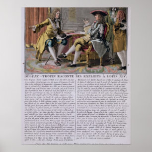彼の海軍Exp.を詳述するDuguay-Trouin (1673-1736年) ポスター