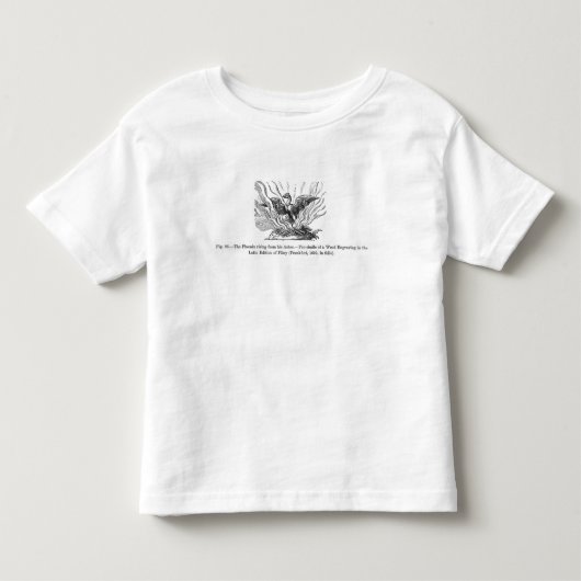 彼の灰から上がるフェニックス トドラーTシャツ (正面)