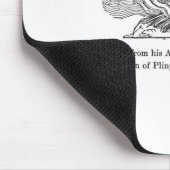 彼の灰から上がるフェニックス マウスパッド (コーナー)