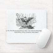 彼の灰から上がるフェニックス マウスパッド (マウス)