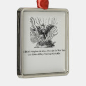 彼の灰から上がるフェニックス メタルオーナメント (右)