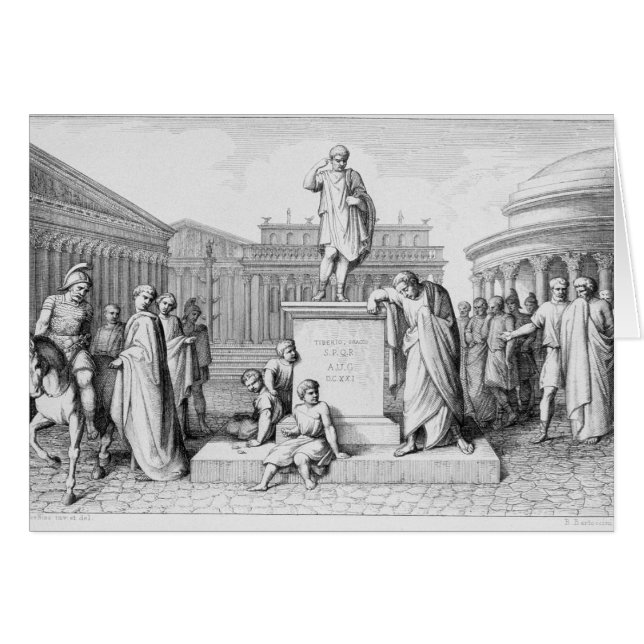 彼の父の前に泣くGaius Gracchus (正面横)