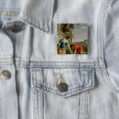 彼の父の剣1634年を見つけるTheseus 缶バッジ (インサイチュ)