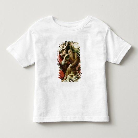 彼の父の盲目1563年を治しているトビアス トドラーTシャツ (正面)