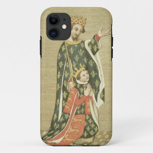 彼の父エドワードを持つ王リチャード二世(1367-1400年) Case-Mate iPhoneケース (裏面)