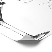 彼の特別なドリンク 彼女の特別なドリンク 花嫁 新婦 夫 妻 カクテルバー ポスター (角)