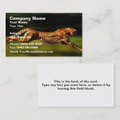 彼の犠牲を捜しているチータ 名刺 (正面/裏面)