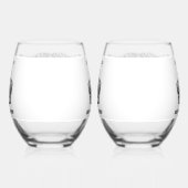 彼の王の彼女のラディシップの王冠の名前をカスタムする おもしろい ステムなしワイングラス (右)