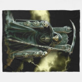 彼の王位の死神 フリースブランケット (正面(横))