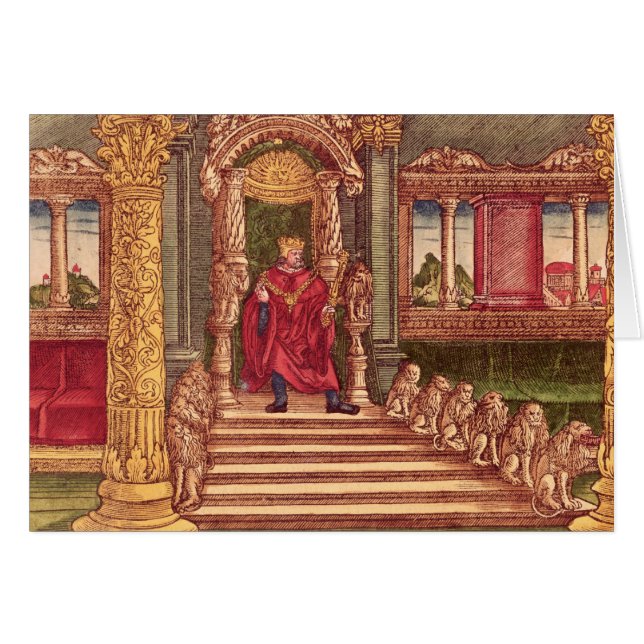 彼の王位のSolomon、第1版王 (正面横)