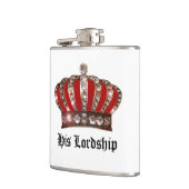 彼の王室の王位を「王冠」 フラスク (左)