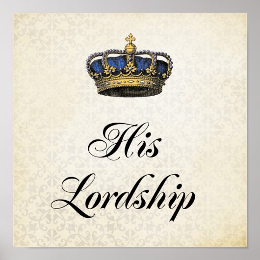 彼の王 ポスター (正面)