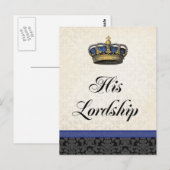 彼の王 ポストカード (正面/裏面)