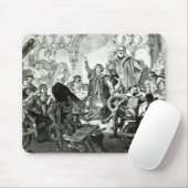 彼の理論を説明しているニコラウス・コペルニクス マウスパッド (マウス)