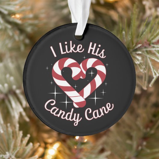 彼の甘い甘いカップルのマッおもしろいチングが好き オーナメント (ツリー)