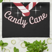 彼の甘い甘いカップルのマッおもしろいチングが好き キッチンタオル (折り畳み)