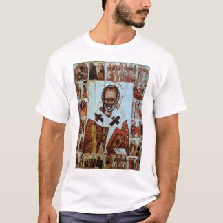 彼の生命からの場面のセントニコラス Tシャツ
