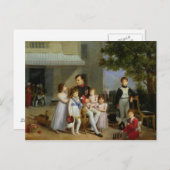 彼の甥を持つNapoleon Bonaparteのポートレート ポストカード (正面/裏面)