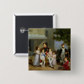 彼の甥を持つNapoleon Bonaparteのポートレート 缶バッジ (正面&裏面)