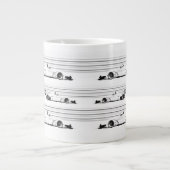 彼の男の競走用マグカップ ジャンボコーヒーマグカップ (正面)