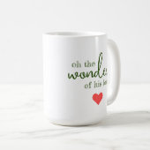 彼の疑問に思愛クリスマスのマグカップ コーヒーマグカップ (正面右)