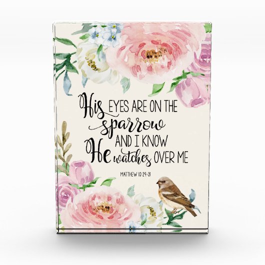 「彼の目すずめに」の写真のブロックあります フォトブロック (正面)