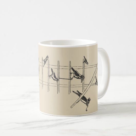 彼の目のマグの下 コーヒーマグカップ (正面右)