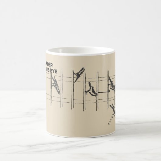 彼の目のマグの下 コーヒーマグカップ (中央)